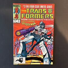 TRANSFORMERS #3 MARVEL COMICS 1985 SPIDER-MAN CROSSOVER APPEARANCE 1ST PRINTING picture