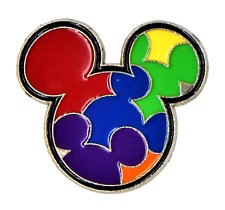 Mickey Shape Autism Awareness Individual Pin Disney Trading Pins ~ Brand New picture