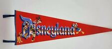 Disneyland 1970s Pennant Mickey Minnie Mouse Goofy Donald Duck Pluto picture