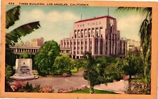 Vintage Postcard- 634. TIMES BUILDING LOS ANGELES CA. UnPost 1910 picture