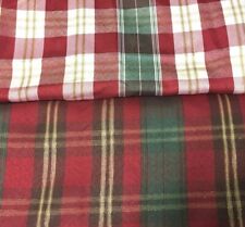Red Green Gold white  Holiday Christmas Plaid Tablecloth choose your choice picture