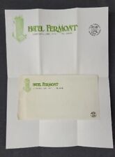 Vintage Hotel Fermont Stationery and Envelope Chihuahua CHIH. Mexico Travel RARE picture