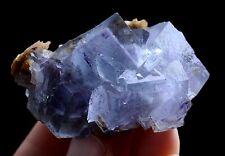 75g Natural Phantom Window Purple Fluorite Mineral Specimen/Yaogangxian China picture