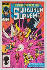 Squadron Supreme #1 High Grade Marvel 1985 picture