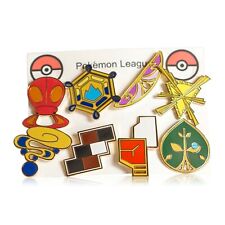 Pokemon Cartoon Anime All 8 Kalos Gym Badges from Generation Gen 6 for Cosplay picture