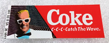 Vtg 1980s Coca-Cola Coke Max Headroom Vending Machine Insert Display New NOS picture