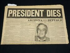 1945 APRIL 13 ARIZONA REPUBLIC NEWSPAPER - PRESIDENT ROOSEVELT DIES - NP 4514 picture