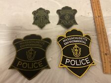 Massachusetts Environmental Police, 4 pieces patch Set picture