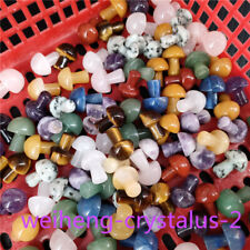Wholesale a lot！Natural mini Blend mushroom Carved house Quartz Crystal Reiki picture