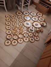 Stunning Vintage 22kt China Settings Crest-O-Gold Sabin 47 Pieces  picture