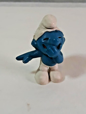 Vintage Smurfs Laughing Smurf Pointing Jokey 20011 Rare Display Figurine Peyo picture