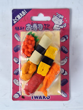 Iwako Japanese Food Erasers Sealed Unopened New Sushi Japan picture