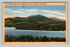 The Belknap Mountains NH Governor's Island New Hampshire c1956 Vintage Postcard picture
