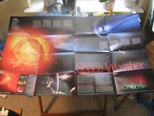 NEW VIEWS OF OUR SUN+EXPLORING SPACE WEATHER MAP/POSTER National Geographic 2004 picture