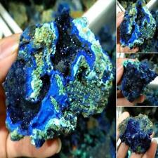 New Azurite Malachite Geode Crystal Natural Mineral Specimen Reiki Healing Stone picture
