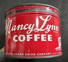 Vintage Nancy Lynn Coffee Tin - The Grand Union Company picture
