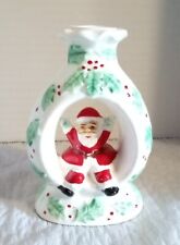Vintage Double Sided Santa Candle Holder - Made In Japan picture