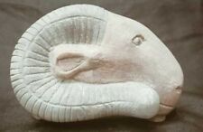 Ancient Egyptian Antiques Limestone Head Of Nile Source God Khnum Egyptian BC picture