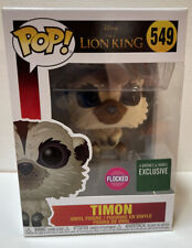 New FUNKO POP TIMON 549 Flocked BARNES AND NOBLE Exclusive THE LION KING NIB picture
