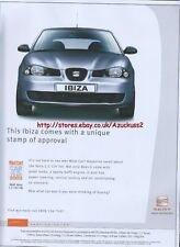 Seat Ibiza 1.2 12v 2003 Magazine Advert #38 picture