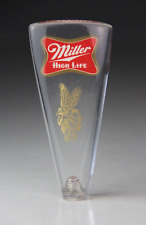 Vintage Miller High Life Beer Tap Handle Lucite 6