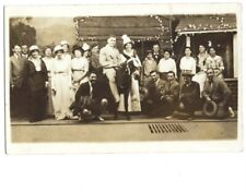 c1900s Funny Party Photo Men Women Mule Dressy RPPC Photo Postcard picture