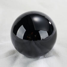RARE 9.5KG Large Natural Black Obsidian Crystal Sphere Ball Healing Gem Stone picture