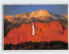 Postcard Pikes Peak Colorado Springs Colorado USA picture