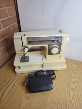 Vtg Zig Zag Singer Sewing Machine Model 6110 With 5 Prong Power Pedal 1970s picture