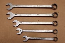 5-pc Vintage Cornwell combination wrenches; 7-16
