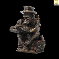Steampunk Chimpanzee Scholar VERONESE Figurine Hand Painted Great For A Gift picture