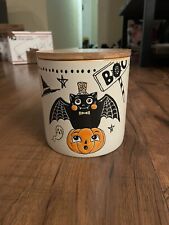 Spectrum designz/ Eli & Ana Halloween pumpkin bat boo cellar canister  picture