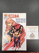 Hellina: Double Impact #1 (1996) Lightning Comics Cover B Hawbaker VERY FINE+ picture