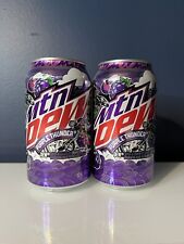 🟠🟣 New Limited Edition Mountain Dew Purple Thunder Berry Plum Flavor (2 Cans) picture