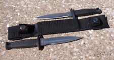 Double Edge Knife Spear Point Tactical Horizontal Carry Sheath Full Tang 7