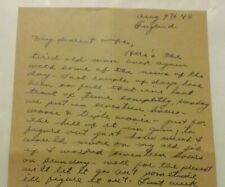 1944 WWII LETTER FROM AMERICAN BASED IN ENGLAND UNIQUE INSIGHT INTO WW2 *(REPRO) picture