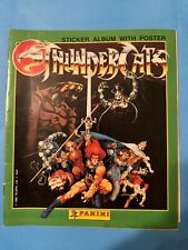 Vintage ThunderCats Sticker Album 1986 Panini Poster Included picture