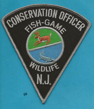 NEW JERSEY FISH GAME WILDLIFE CONSERVATION OFFICER POLICE SHOULDER PATCH picture