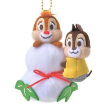 Chip & Dale Plush Keychain Japanese New Year Kagami Mochi 2022 Disney Store picture