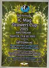 Vintage marijuana poster Amsterdam Growers Cup Gypsy Nirvana cause cannabis  picture