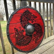 Medieval Eivor Valhalla Raven Viking Battle Shields Dragon Pattern Props Decor picture