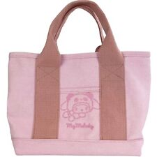 Yasuda Trading Sanrio Characters Flat Embroidery Divided Mini Tote Bag My Melody picture