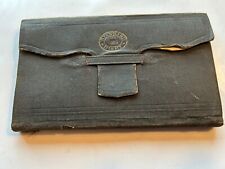 Antq Standard Leather Pocket Diary #081, 1910, Eliot Maine, Personal & Much More picture