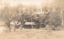 Fishing Hole Back of Mill Dam, Blackwood, New Jersey RPPC 1904-1920s picture