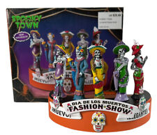 Lemax Spooky Town Collection 33635 Dia De Los Muertos Fashion Show Halloween picture