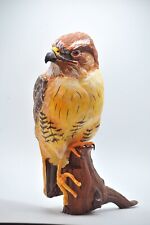 1/2size Red Tail Hawk scupture,fine Wood Carving picture