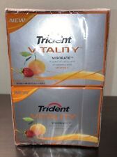 10 Packs Trident Vitality Vigorate Gum Chewing Citrus Strawberry Vitamin C New picture