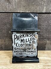 Parkinson Miller & Co. Beaver Falls, PA Metal Bag Holder picture