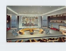 Postcard United Nations Security Council Chamber New York City New York USA picture