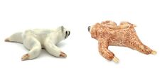 Cute Slow Sloths Ceramic Figurine Hand Made Painted Ceramic Animals Decorative picture